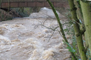 Schwarzbach bei Hochwasser.