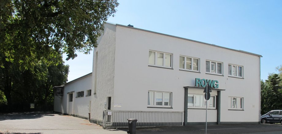 Das ROWG-Gebäude von außen.