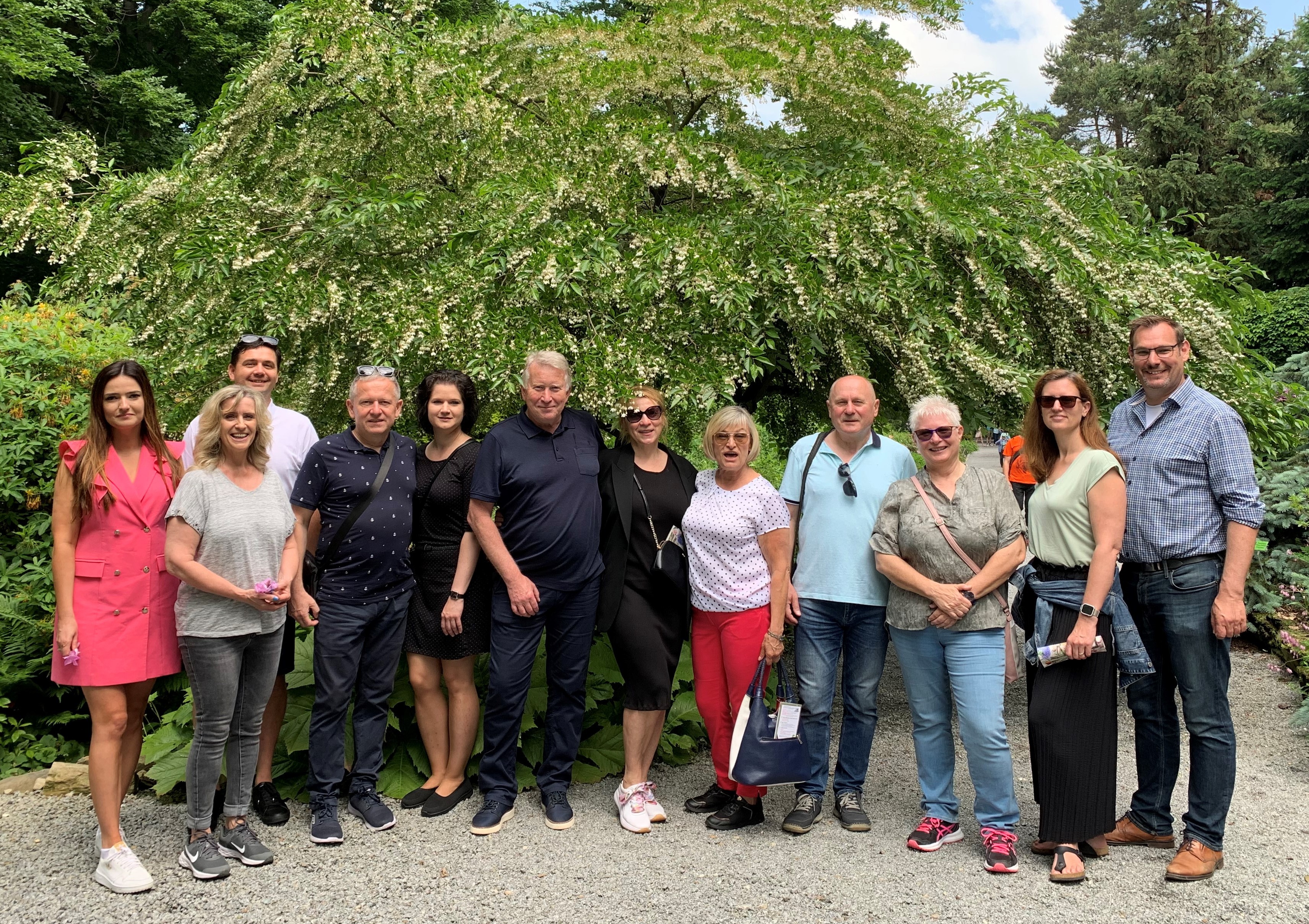 Die Krifteler Delegation mit Gastgeber/innen in Polen.