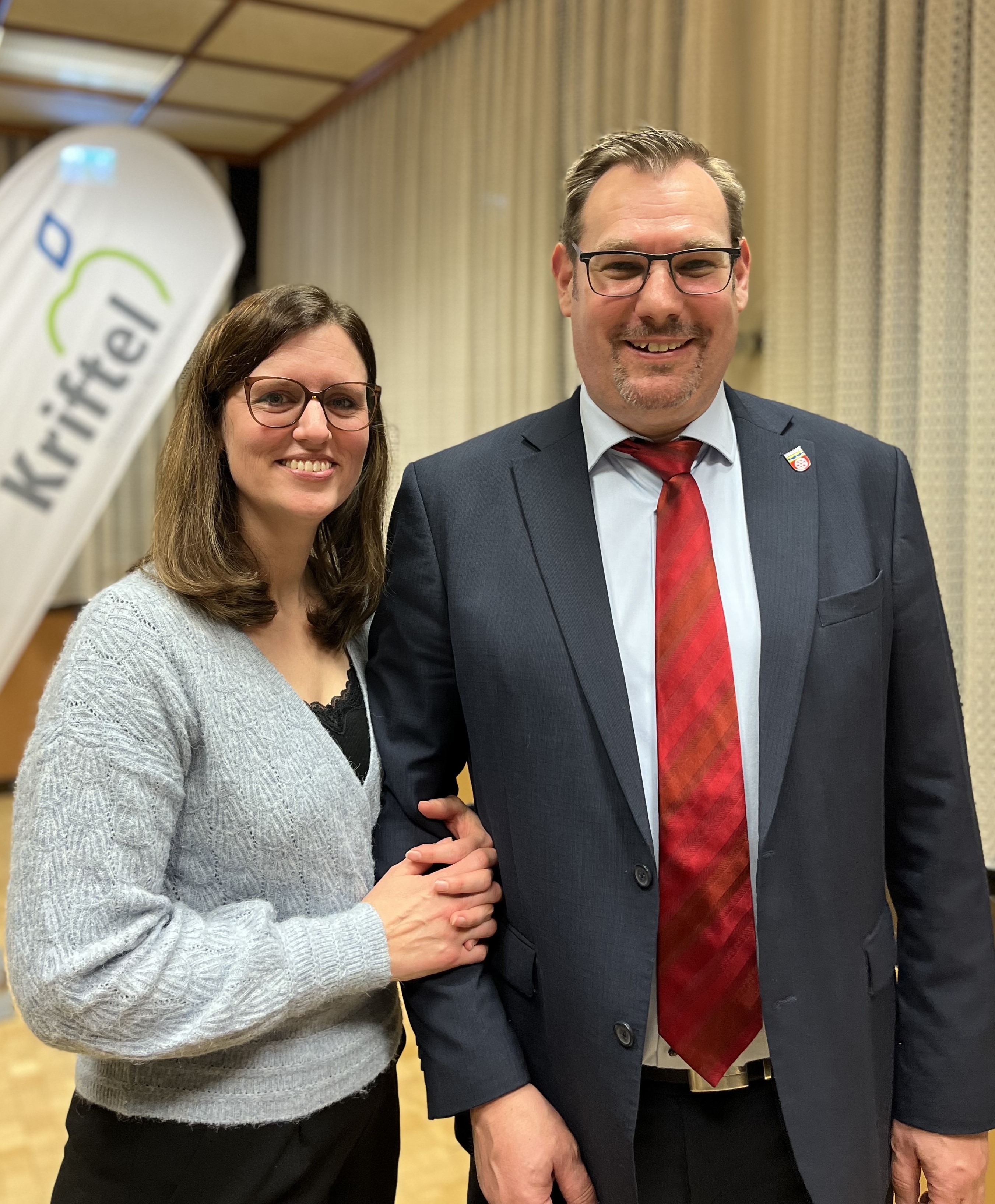 Ehepaar Seitz am Wahlabend.