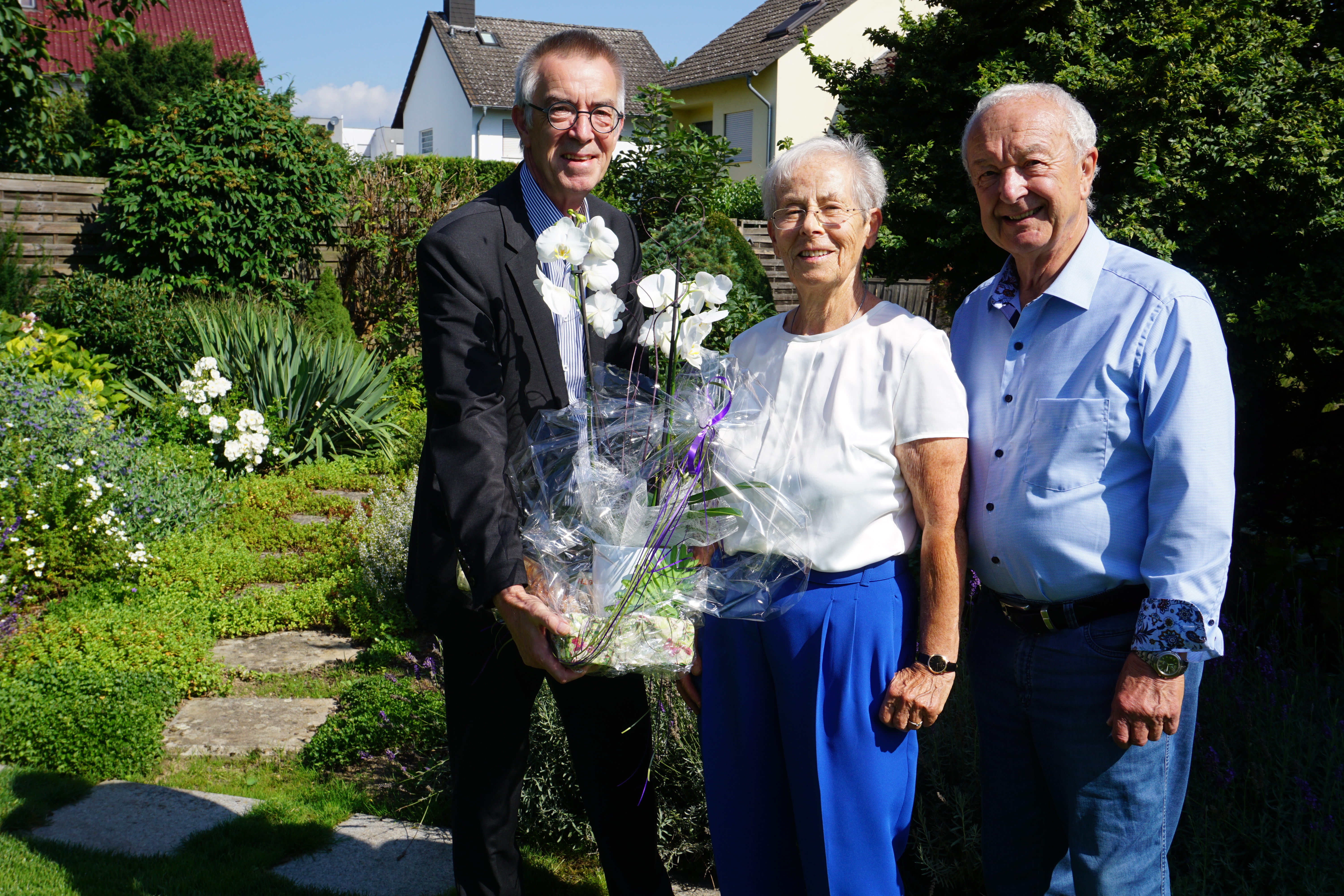 Jirasek mit Ehepaar Hergenröther.