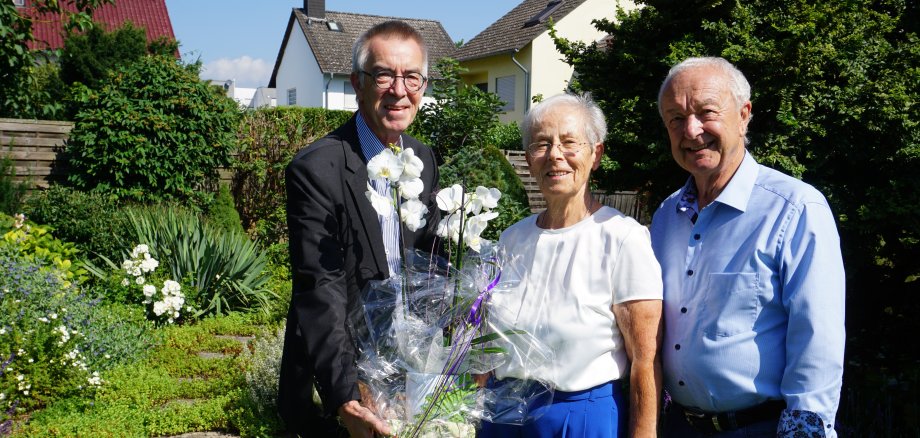 Jirasek mit Ehepaar Hergenröther.
