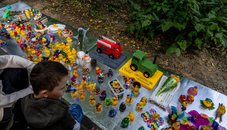 Toll verzierte Enten waren diesmal wieder dabei.