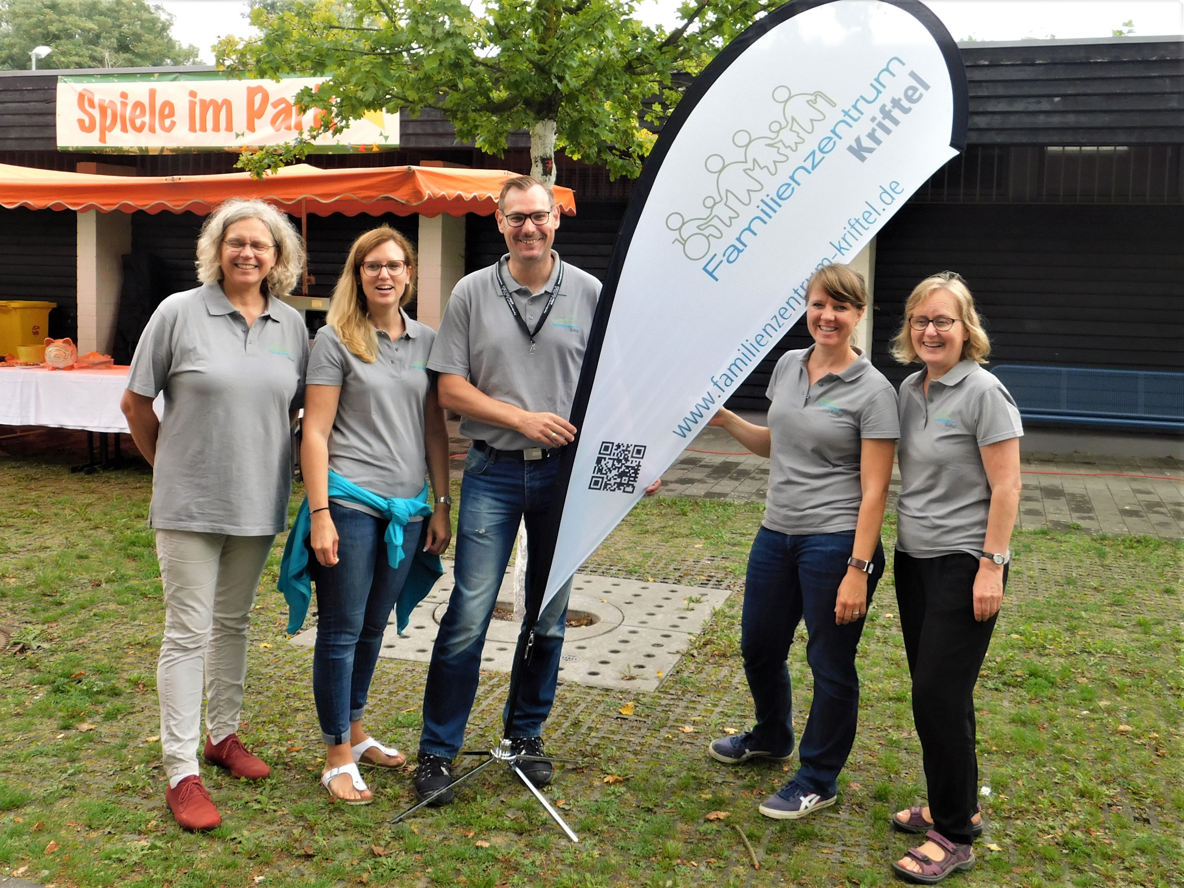 Das Organisationsteam des Familienbrunchs.