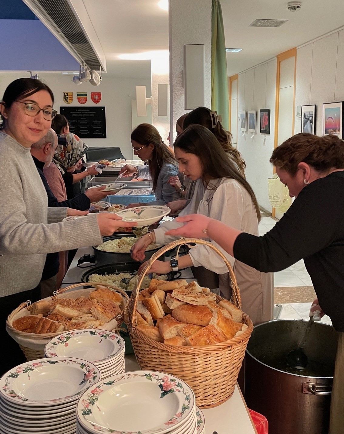Buffet mit viel Auswahl.