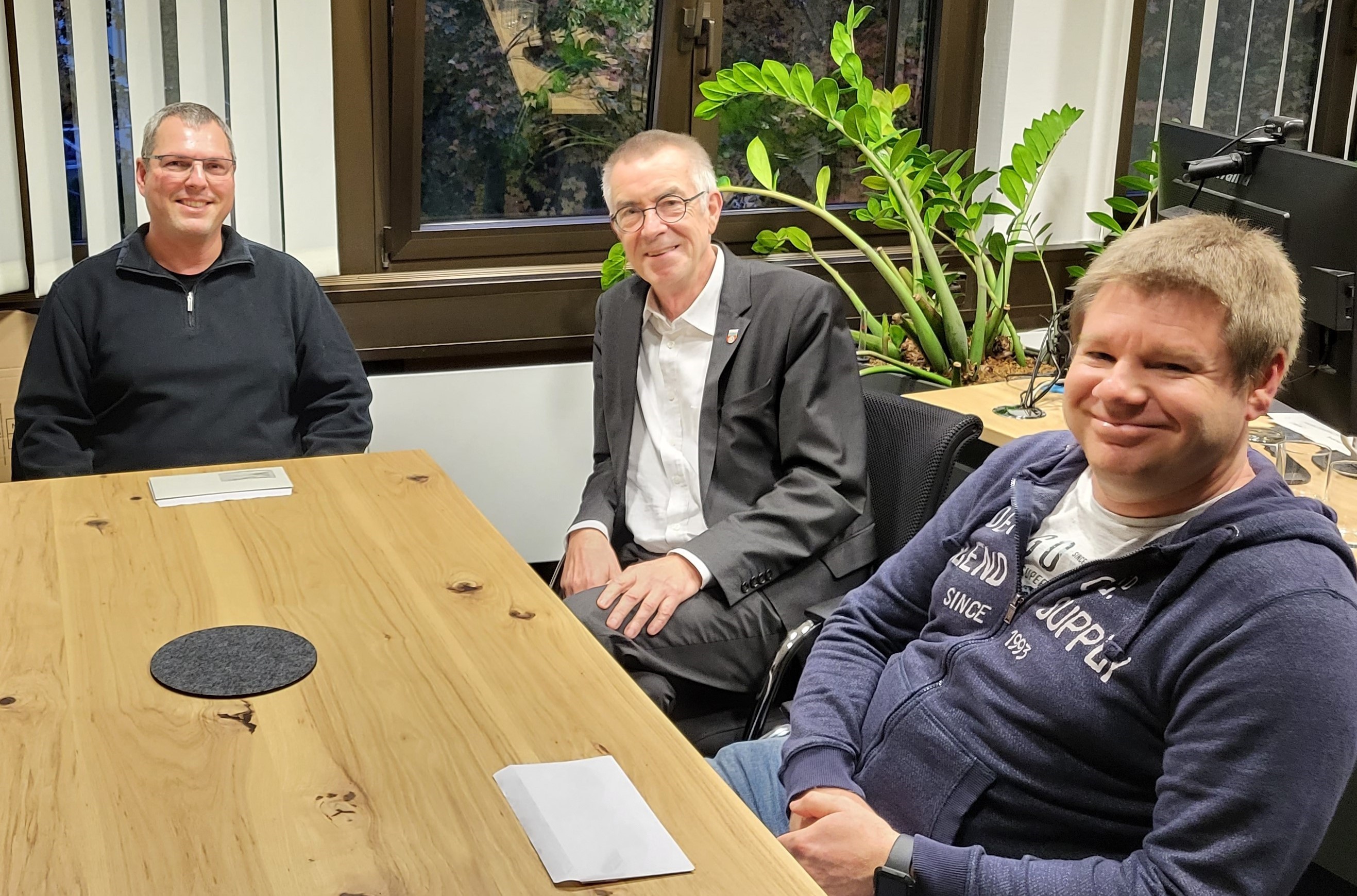 Jirasek mit Kilian und Windl.