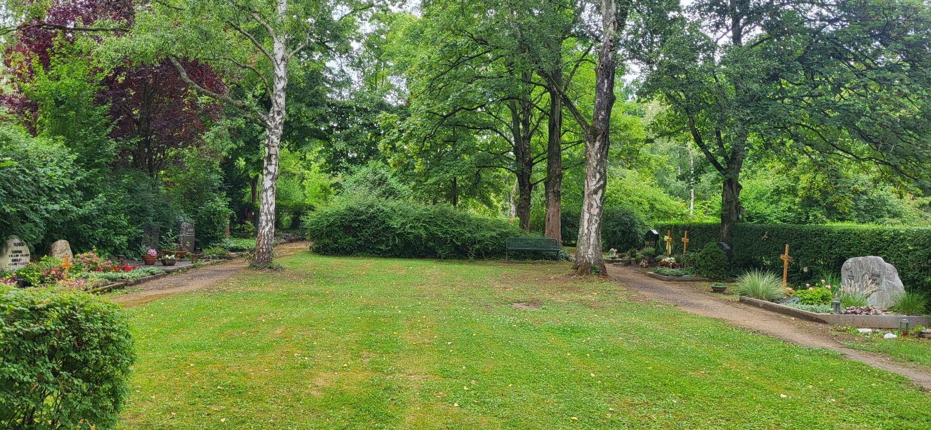 Das Grabfeld, das umgestaltet werden soll.