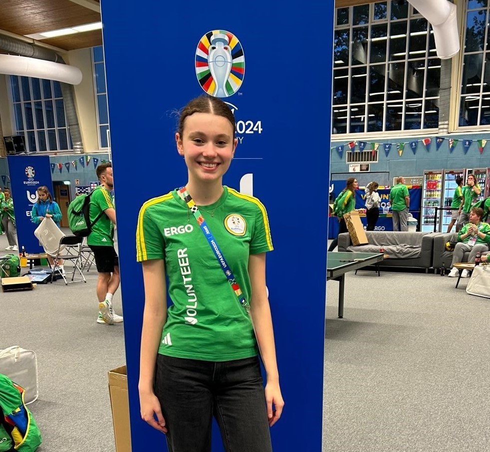 Jana im Backstage-Bereich.