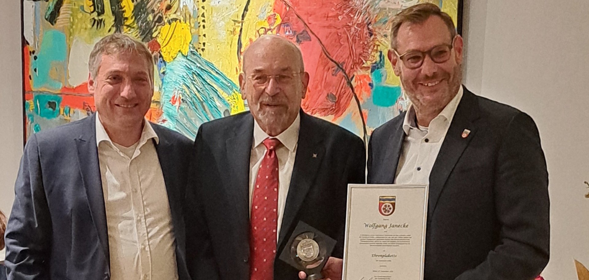 Janecke mit Seitz und Fink.