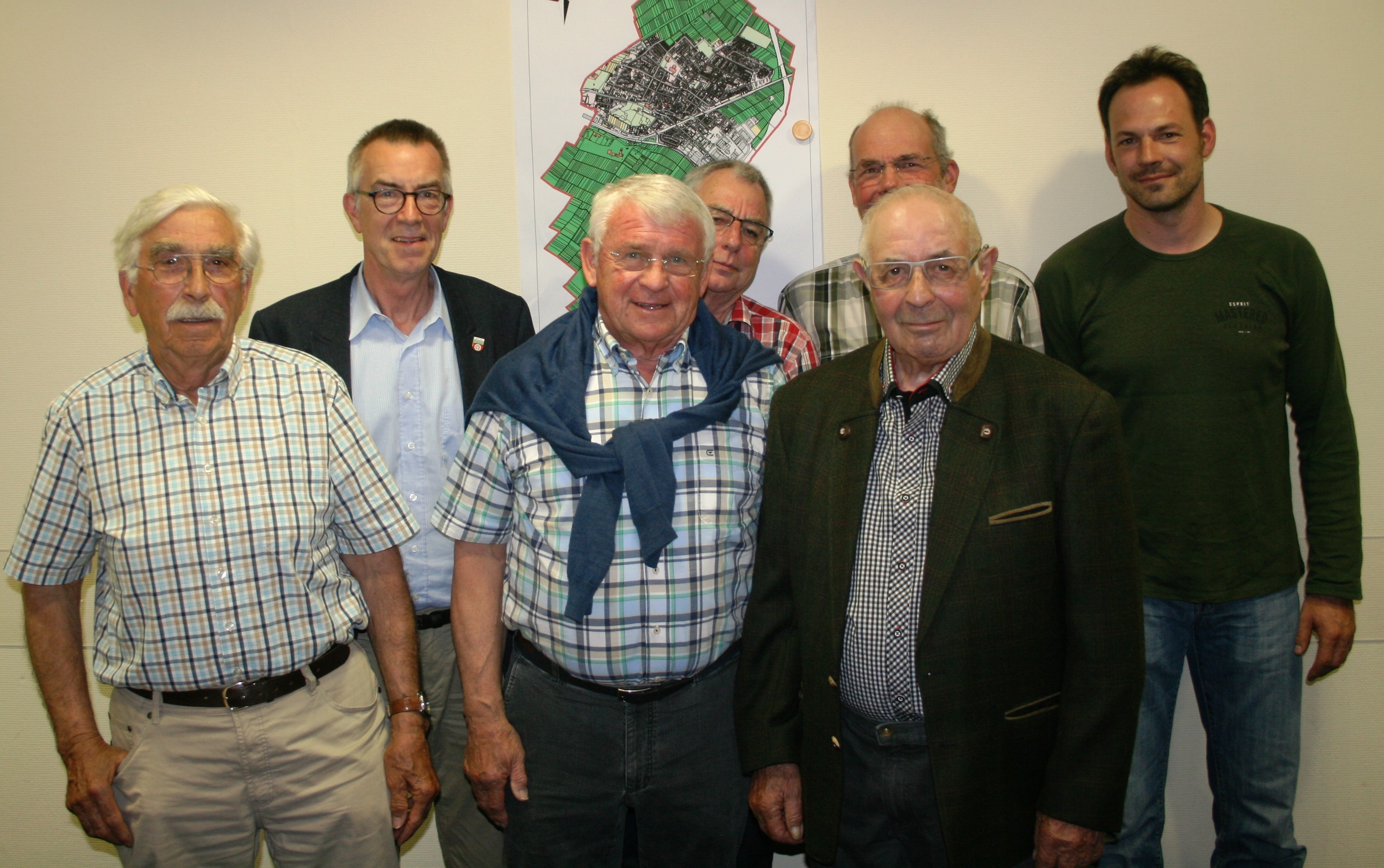 Der Vorstand der Jagdgenossenschaft.