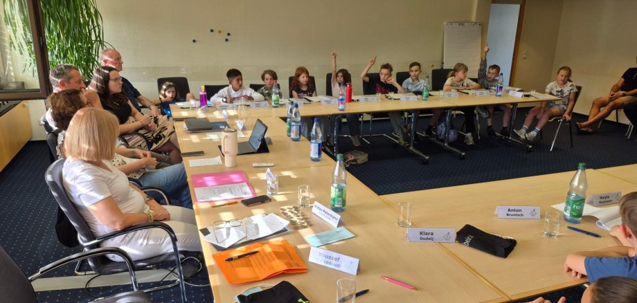 Sitzung in Saal 2.