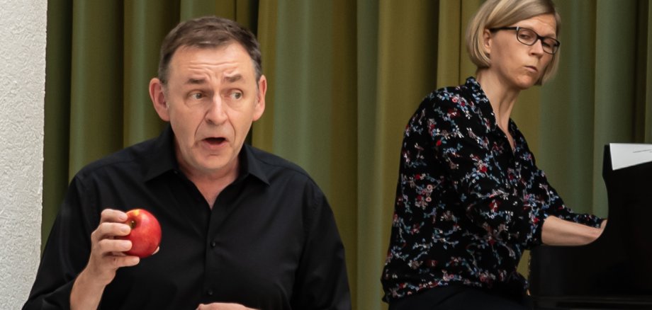 Szene aus einem Konzert.