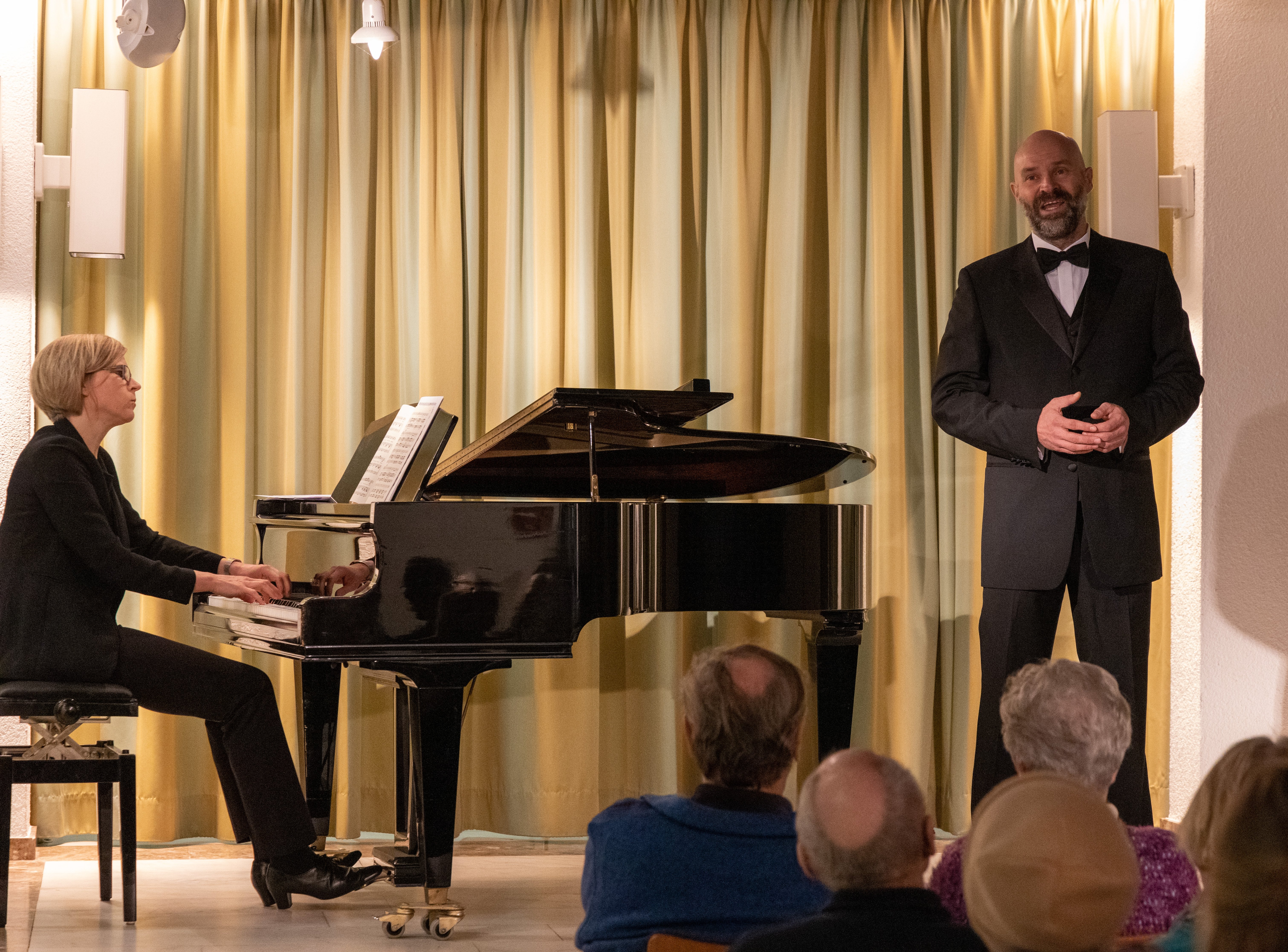 Rinke und Wiesner in Aktion.