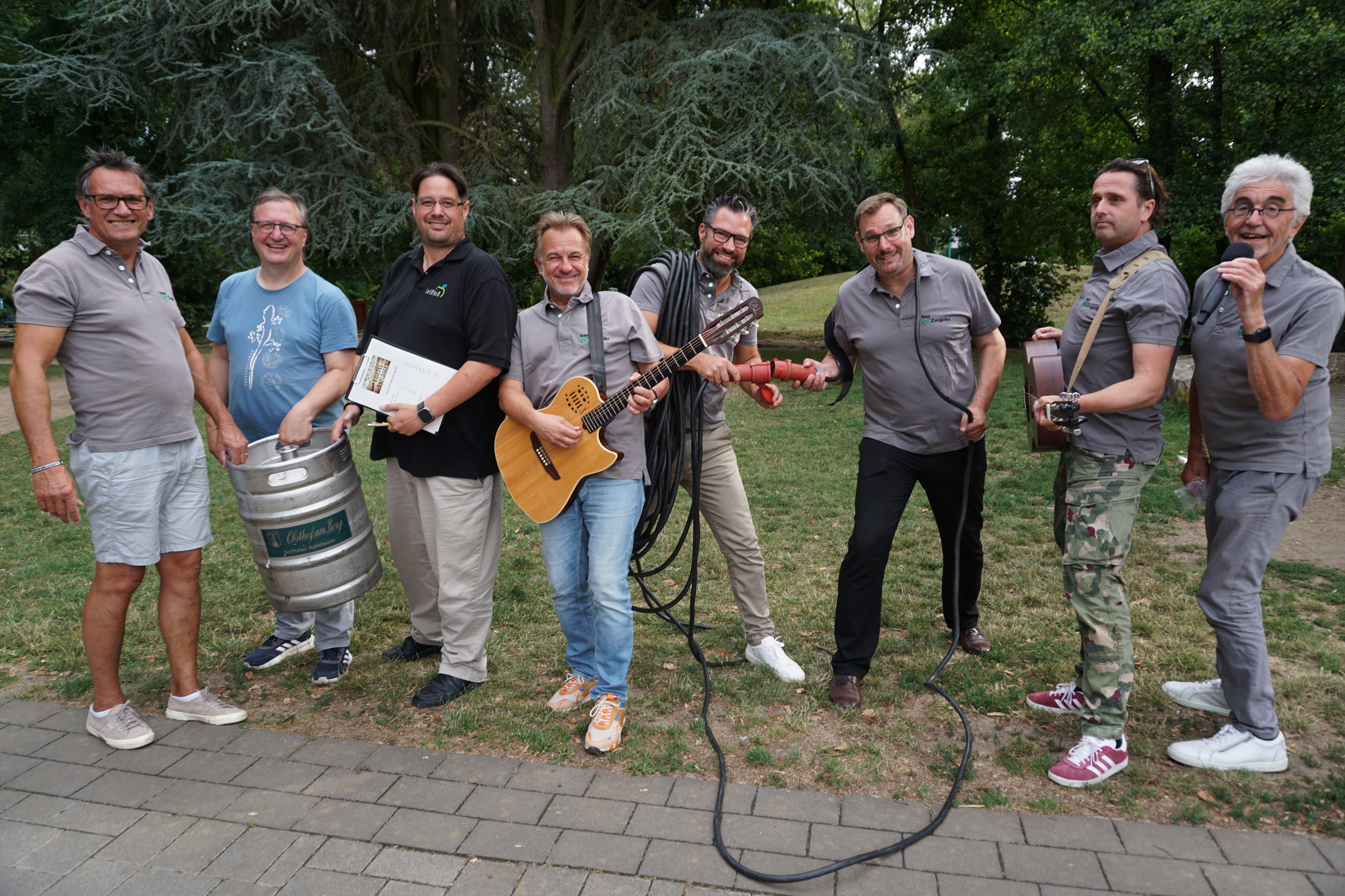 Gutgelauntes Orga-Team.