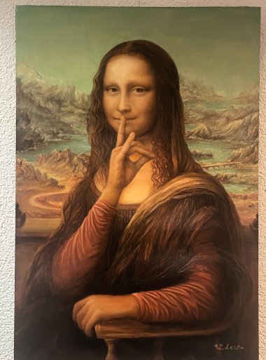 Abgewandelte "Mona Lisa".