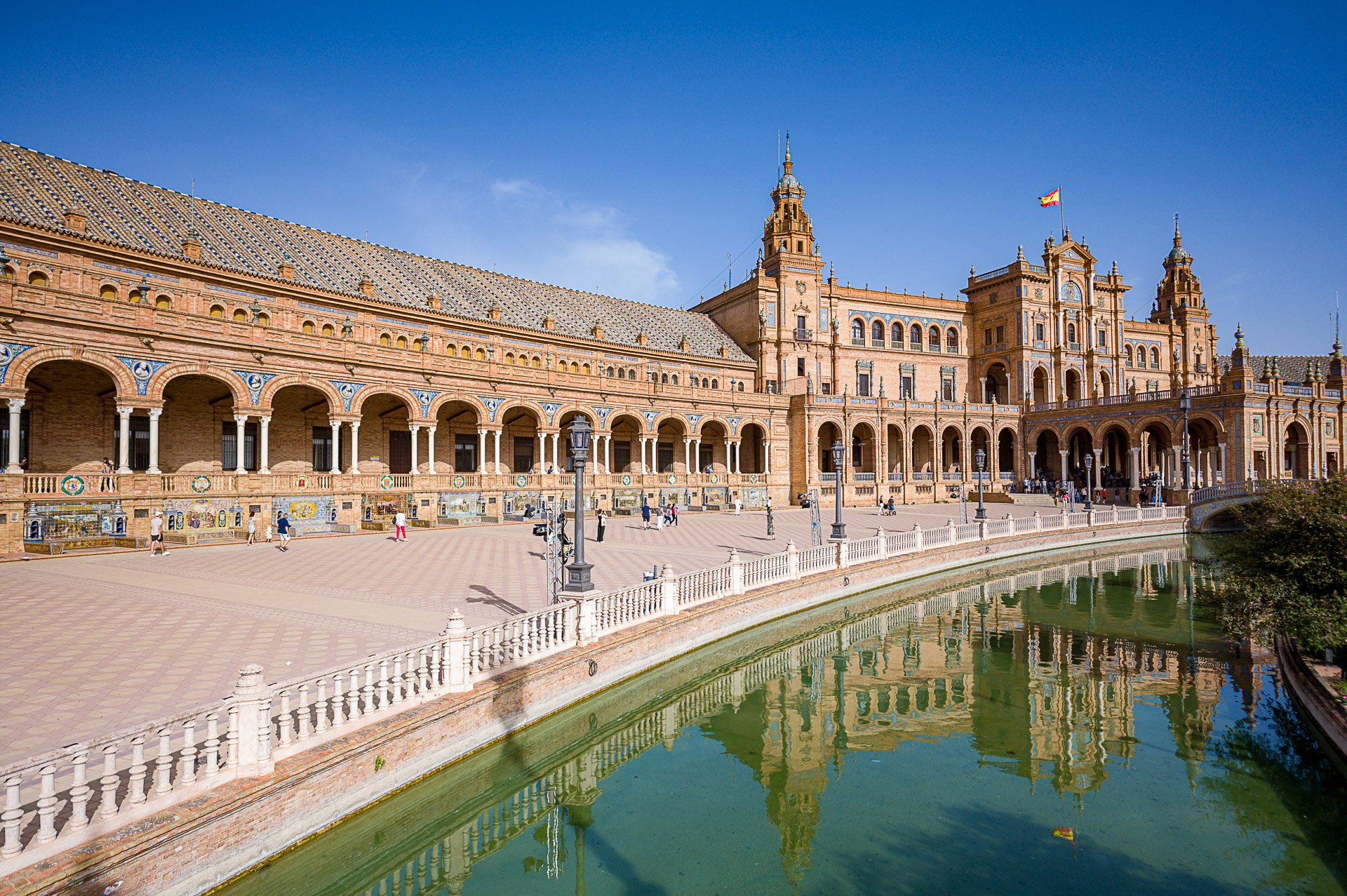 Die Placa Real in Sevilla.