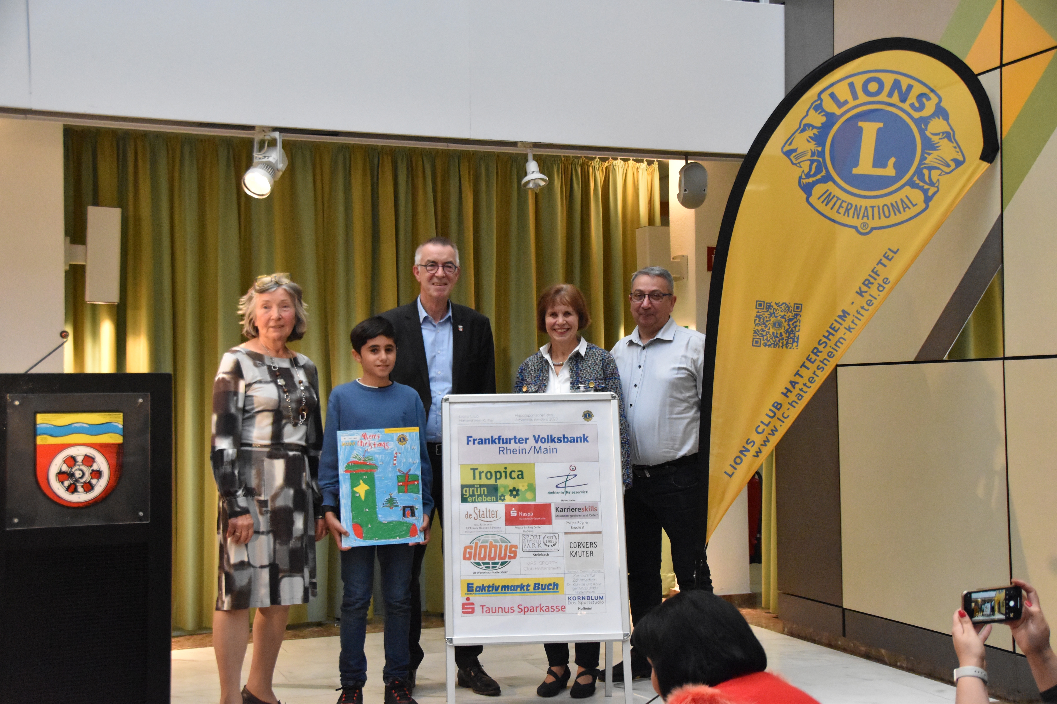 Die offizielle Vorstellung des Kalenders im Rathaus.