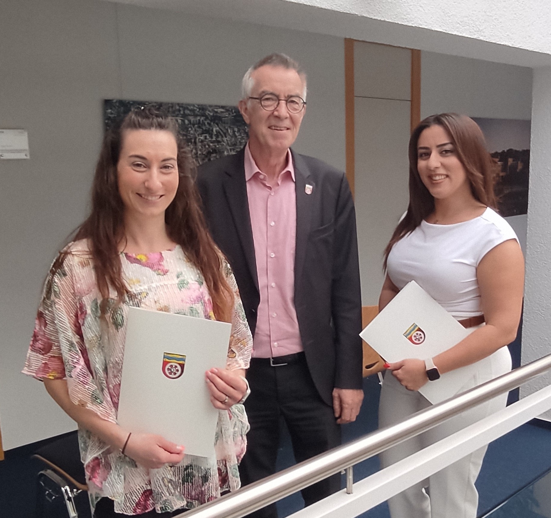 Die Frauenbeauftragten mit dem Ersten Beigeordneten.