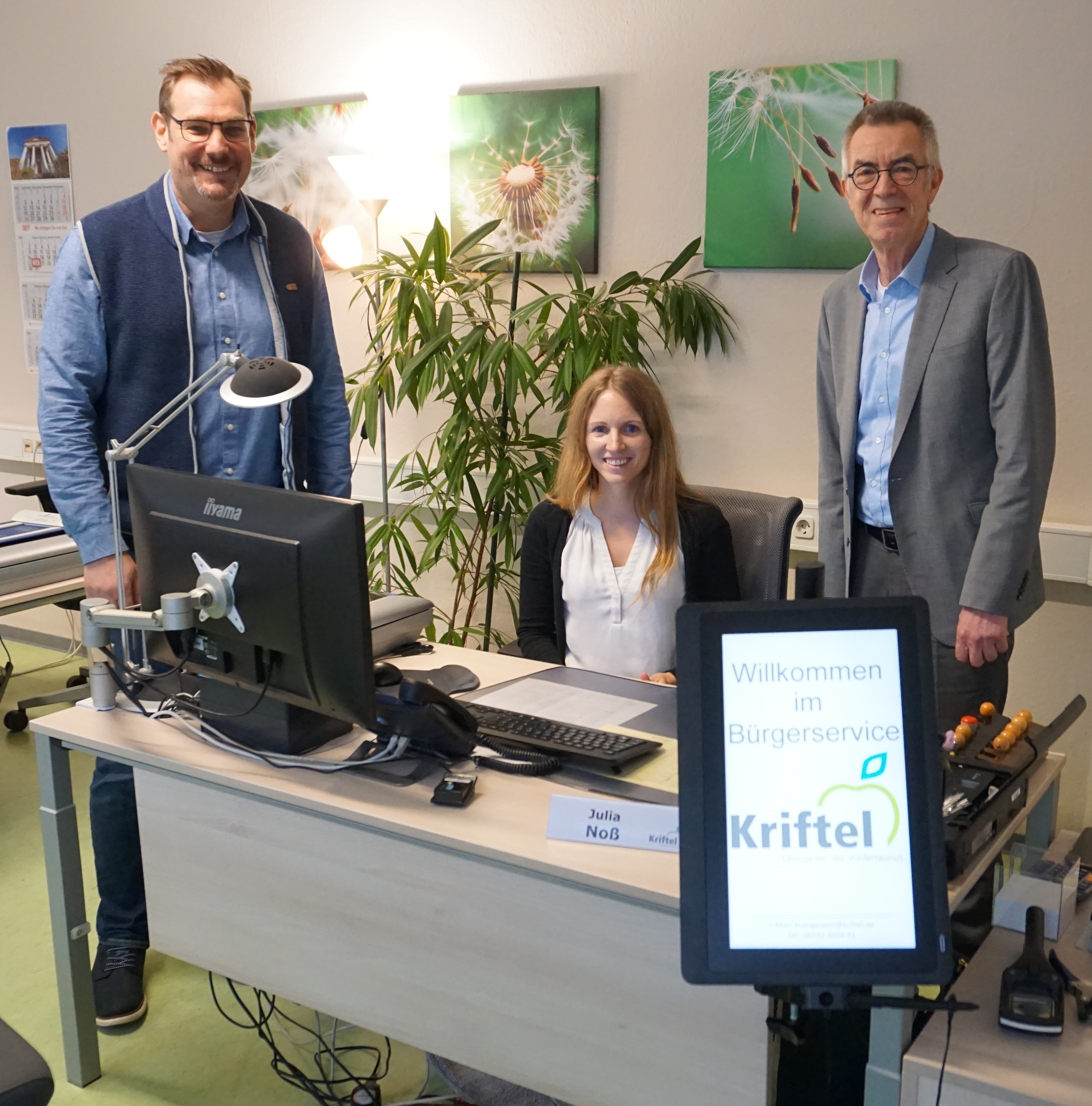 Julia Noß an ihrem neuen Arbeitsplatz.