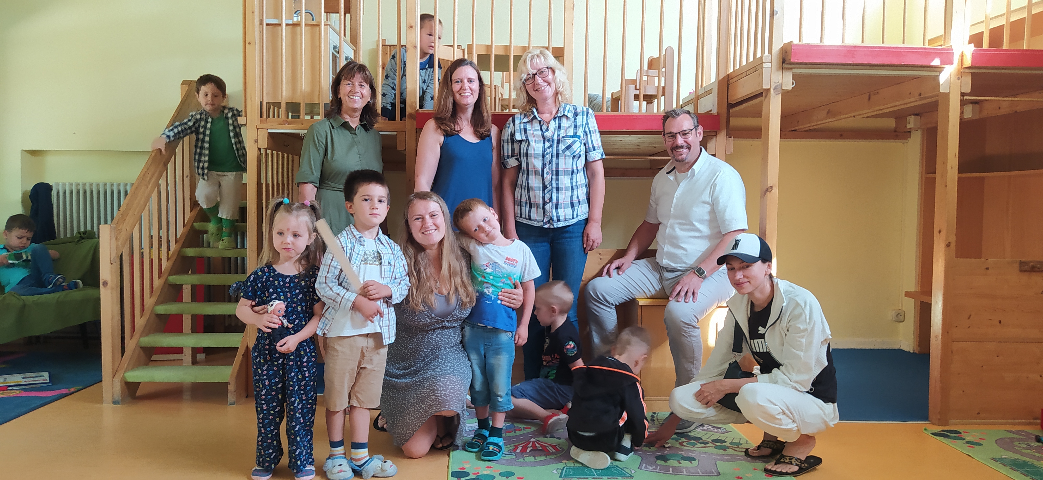 Die Spielgruppe in der ehemaligen Kita Bleichstraße.