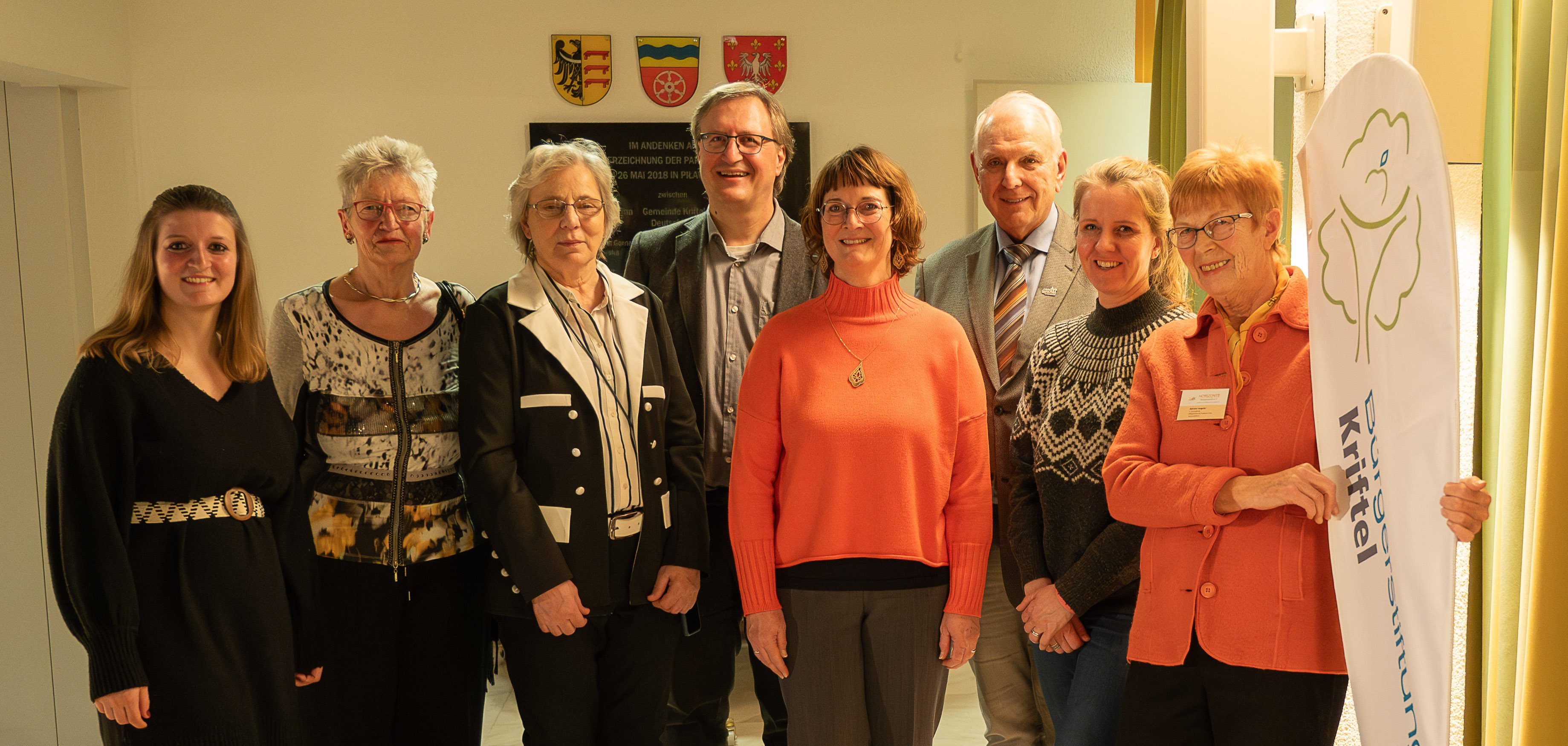 Vertreter der geförderten Initiativen.