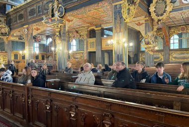 Gruppe in der Friedenskirche.