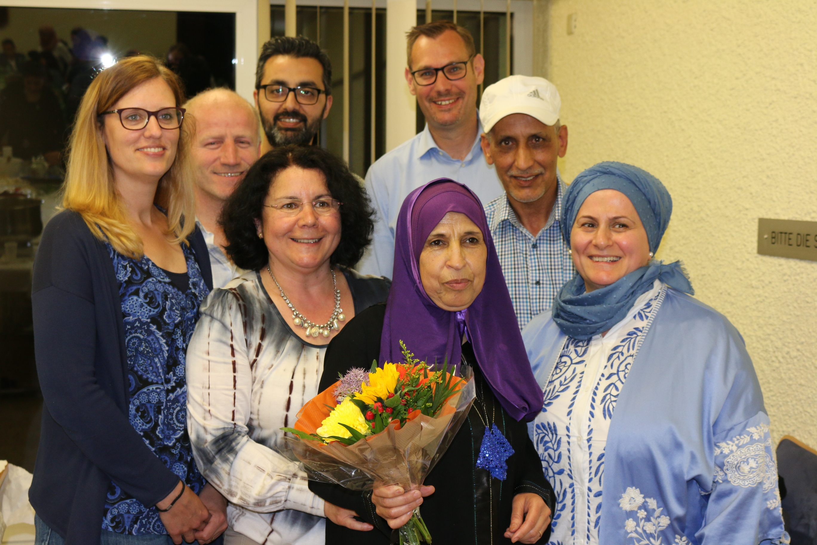 Der Ausländerbeirat bei der Ramadan-Feier.