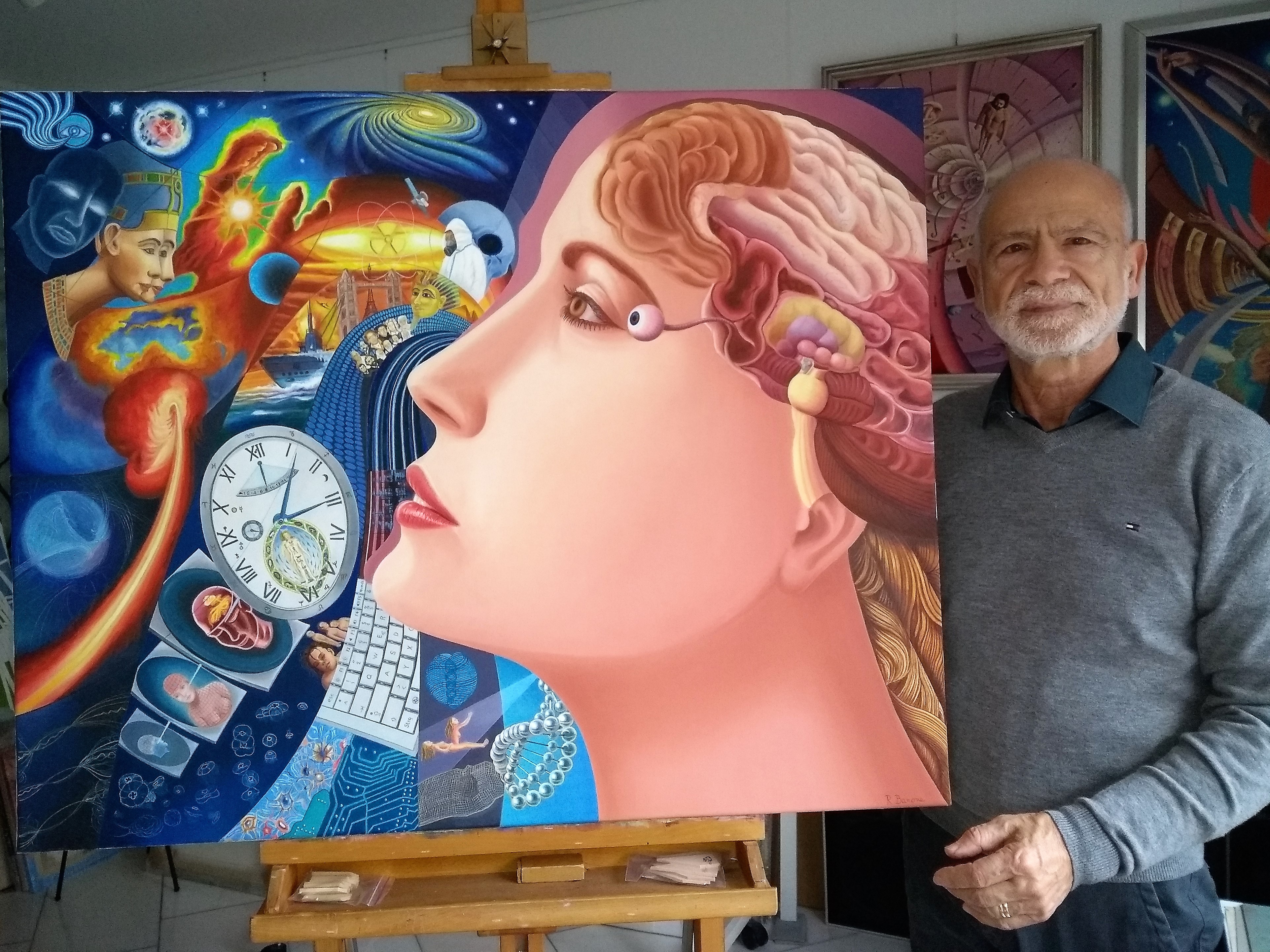 Rocco Barone in seinem Atelier.