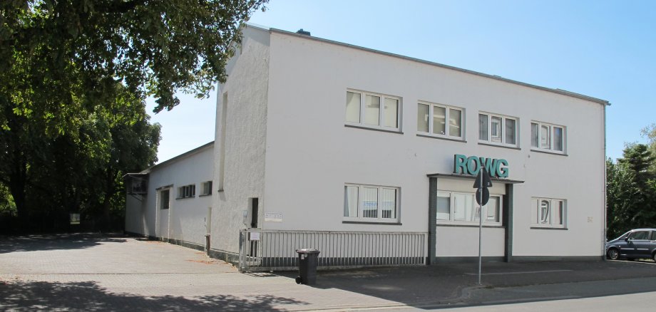 Das ROWG-Gebäude am Bahnhof.