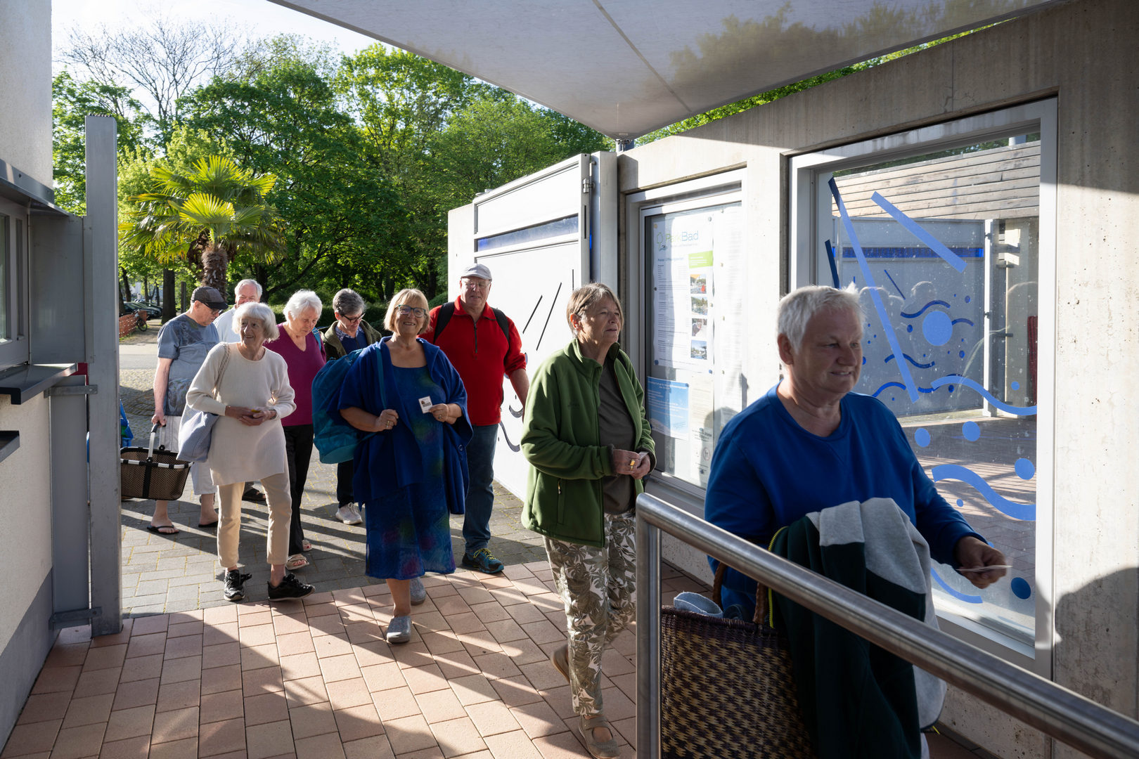 Fröhliche Gesichter beim Saisonstart.
