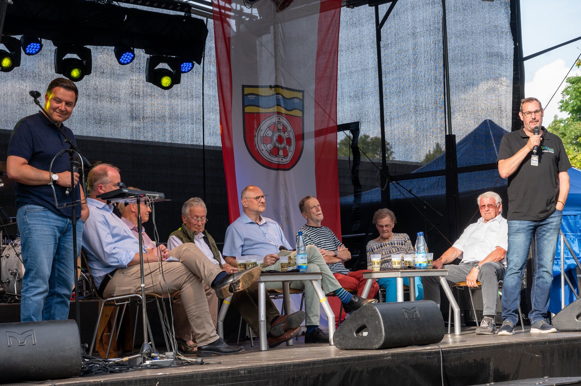 Die Talkrunde mit Bürgermeistern.