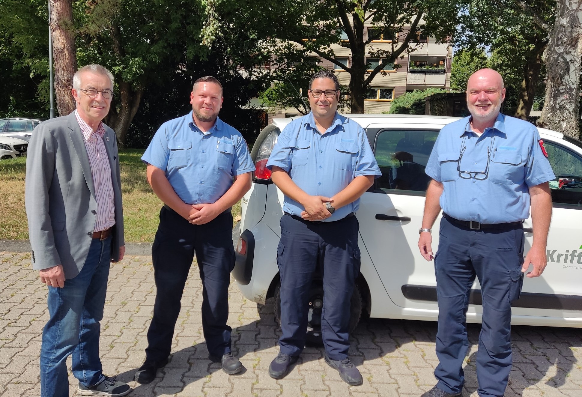 Das Team der Ordnungspolizei.