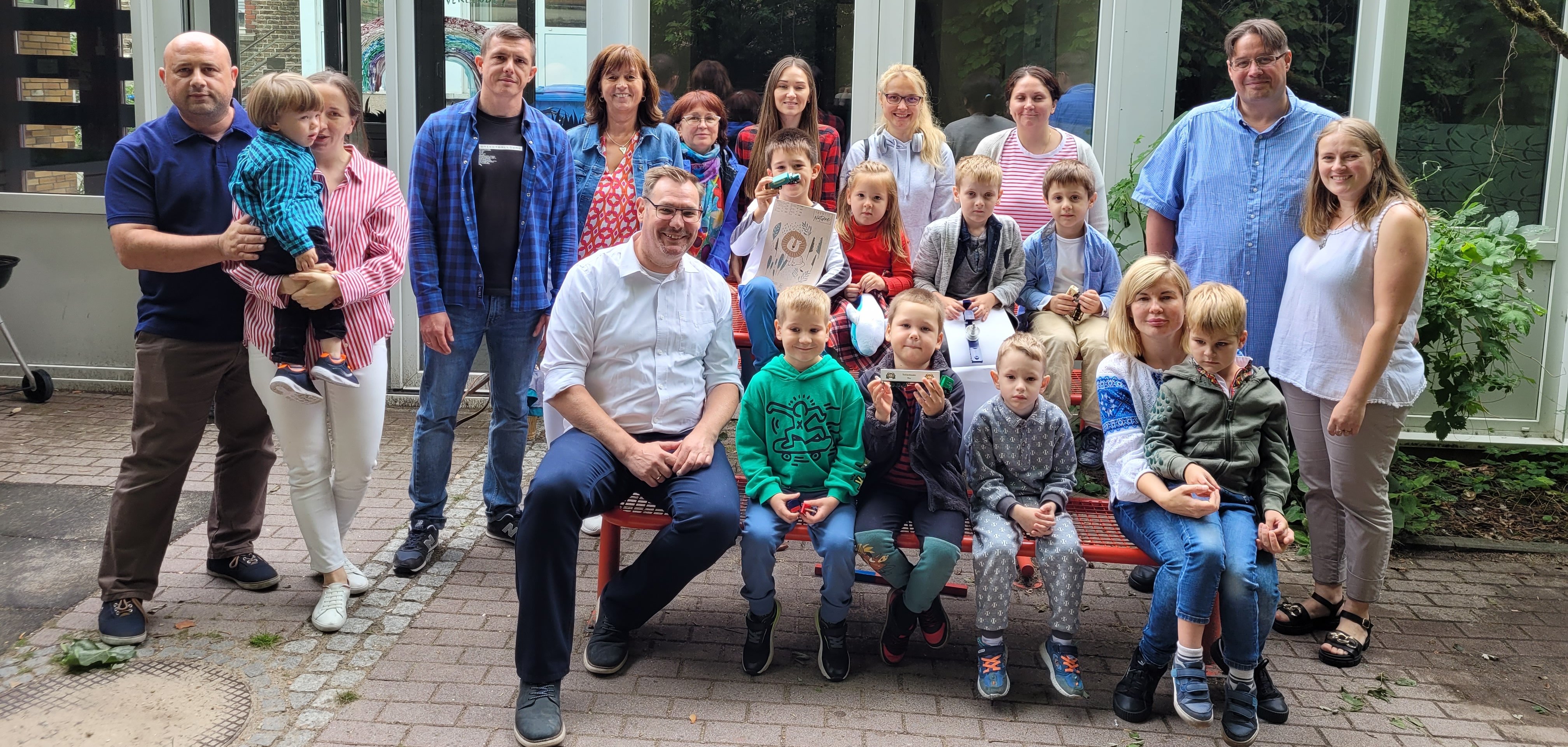 Die ukrainische Spielgruppe.