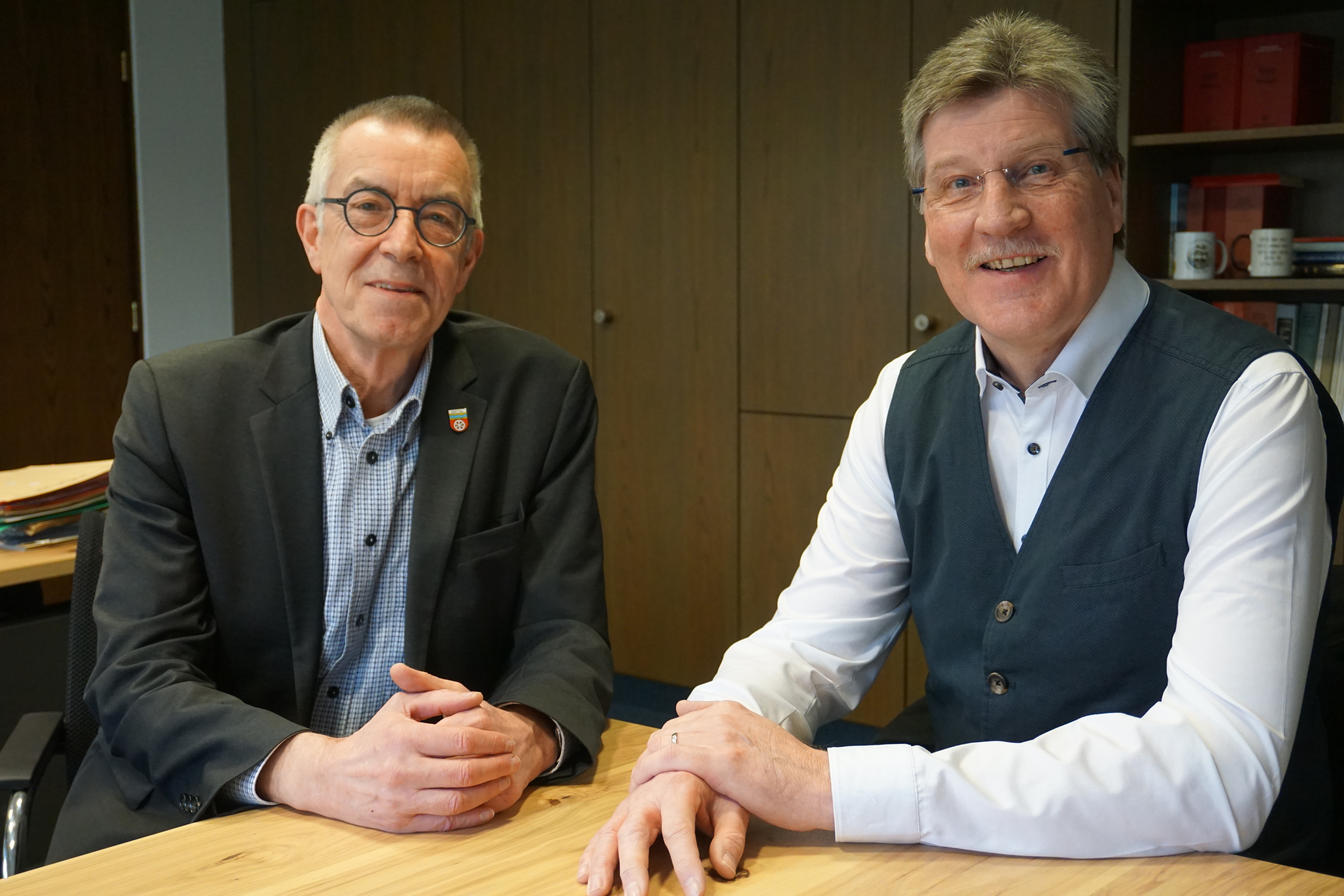 Uwe Lornatus mit Franz Jirasek.