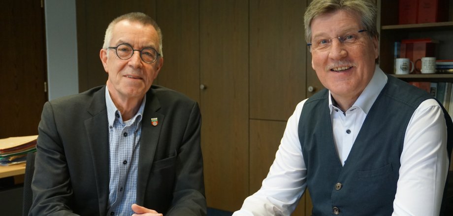 Uwe Lornatus mit Franz Jirasek.