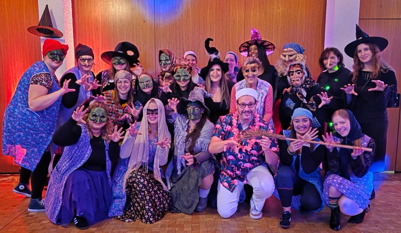 Die Hexen beim ERinnerungsfoto.