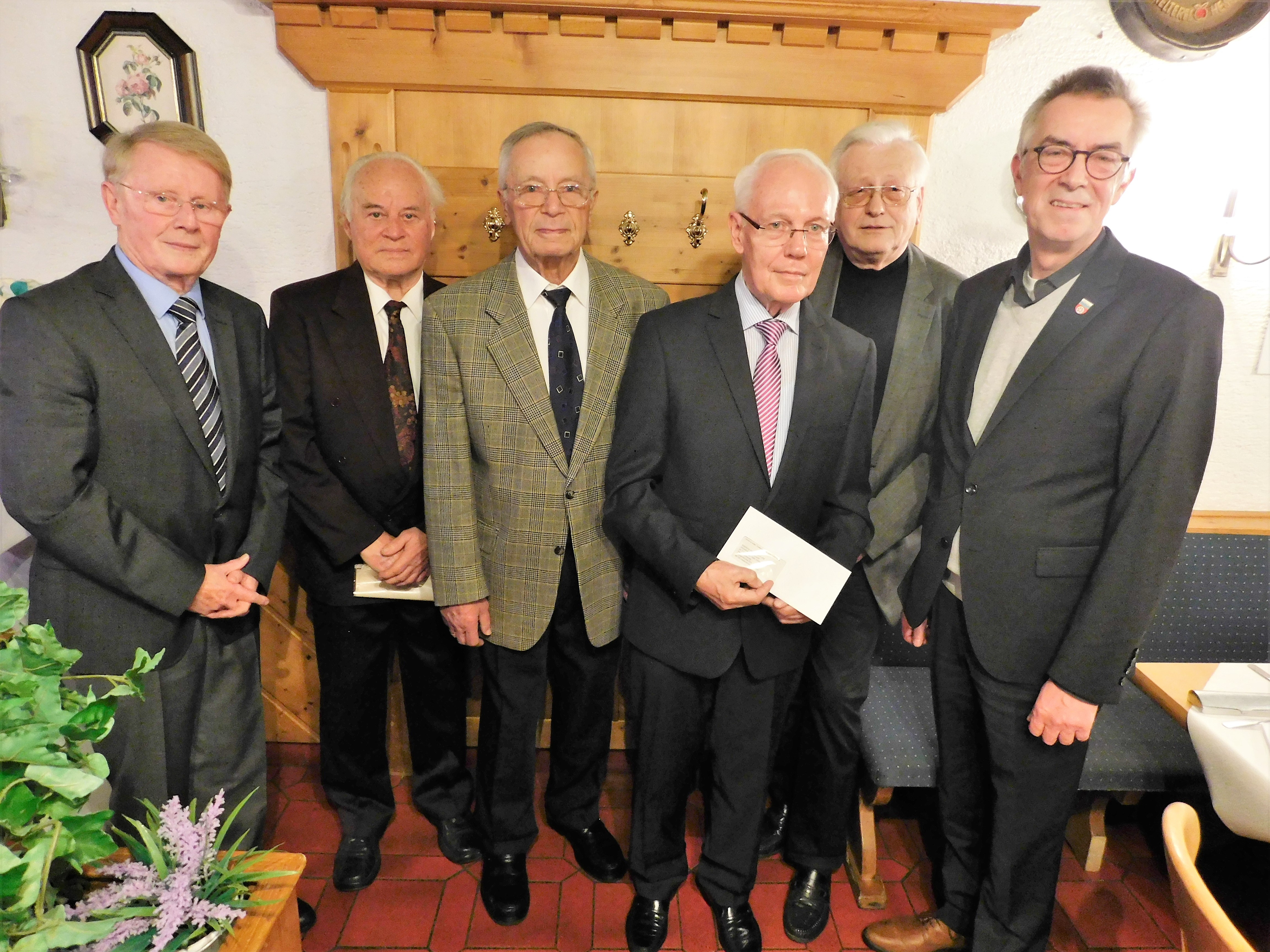 Franz Jirasek übergab den beliebten Weihnachtsbrief.