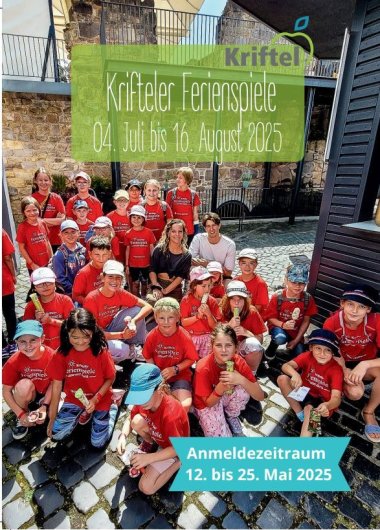 Der Titel der neuen Ferienspielbroschüre.