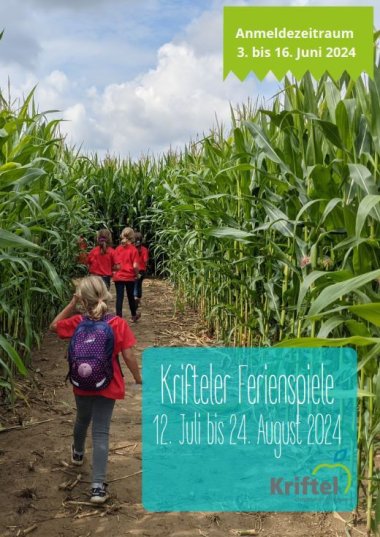 Der Titel der neuen Ferienspielbroschüre.