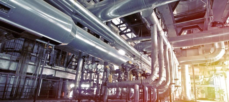 Industrie Industrial zone, Steel pipelines and equipment