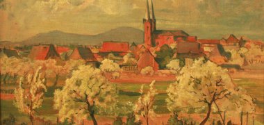 Ölgemälde von Wilhelm Görlich von 1948 Ortsansicht_Goerlich.jpg