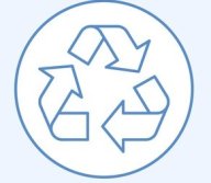 Modern vector line icon of waste sorting, recycling. Garbage col